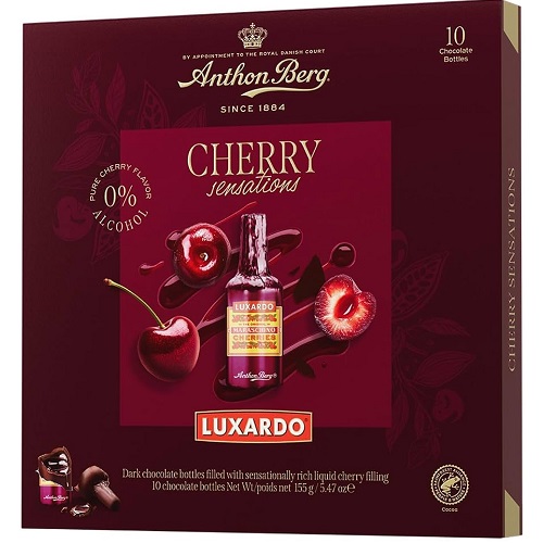 Anthon Berg конфеты шоколадные Luxardo с вишневым сиропом, 155 гр